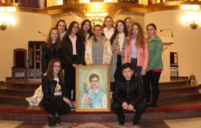 Zdjęcie przedstawia relikwie św. Stanisława Kostki.