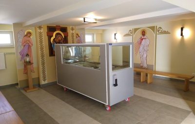 Zdjęcie przedstawia kaplice pogrzebową.