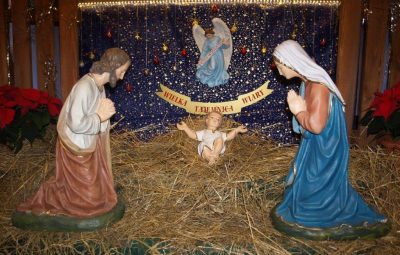 Zdjęcie przedstawia szopkę Bożo Nardzeniowa.
