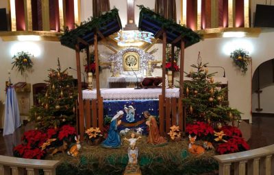 Zdjęcie przedstawia obrzędy Bożego Narodzenia 2021.