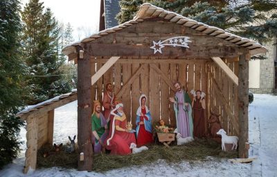 Zdjęcie przedstawia szopkę Bożo Nardzeniową.