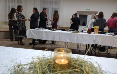 Zdjęcie przedstawia wigilie KSM.