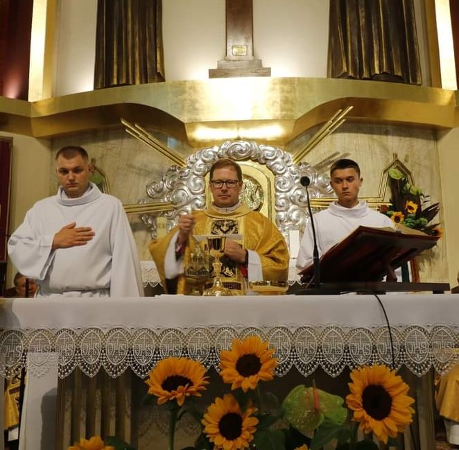 Zdjęcie przedstawia obrzędy przemienienia Pańskiego.