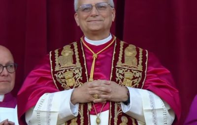 Zdjęcie przedstawia Ojciec Święty Leon XIV.